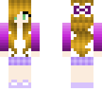 cute purple girl