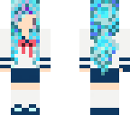 edited chibi highschool girl