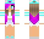 girl with purple hair