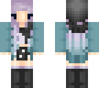 lilac ombre hair chibi edit