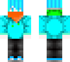 me with blue hair