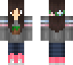 minecraft block girl