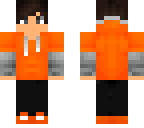 orange hoodie