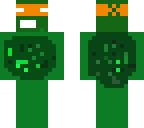 orange ninja turtle michaelangelo