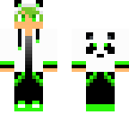 panda boy green