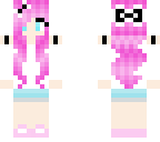 pink hair fluff