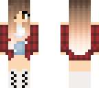 plaid girl wth boots