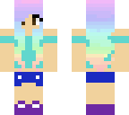 rainbow summer girl