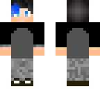 teenboy blue hair part