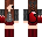 wolf girl red