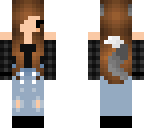wolf girl skin
