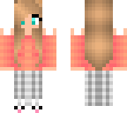 blonde girl in pajamas