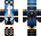 blue steampunk girl