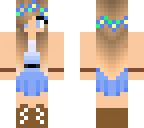 blue summer dress