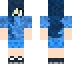 blue tomboy outfit