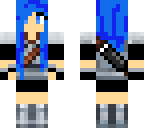blue warrior girl
