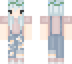 chibi with overalls