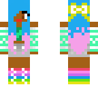 cute rainbow girl