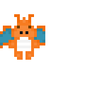 dragonite pixel art