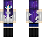 galaxy haired girl