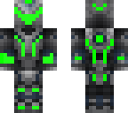 kawaii green robot