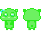 neon green bear
