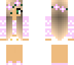 pink flower girl