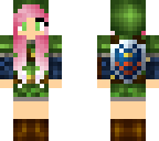 pink-haired link girl