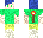 pixel boy with redstone torch