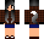 plaid wolf girl