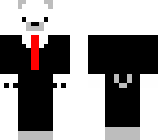 polar bear in a suit