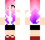 purple hair girl