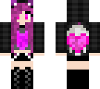 purple haired girl 
