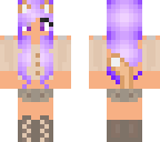 purple kitty girl