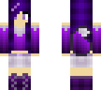 purple wolf girl