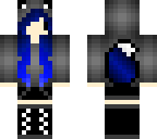 the blue female ookami