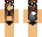 wolf girl swimsuit