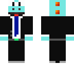 yoshi with suit and blue tie