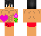 aaron with flowers and a box of choc for aph