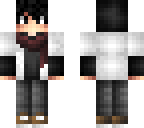 black and white hood