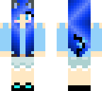 blue cat girl