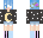 blue hair