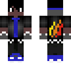 boy with fire logo