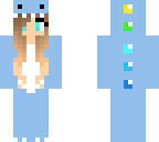 cute blue dino