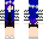 dark blue haired girl made by mysticlynn