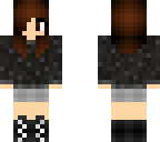 dark clothes girl short hair