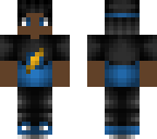flash boy but blue and black