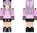 girl with purple hair