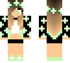 green flower girl