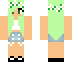 green hair